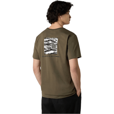 The North Face heren-T-shirts NF0A8E3H nieuw taupegroen/TNF zwart L