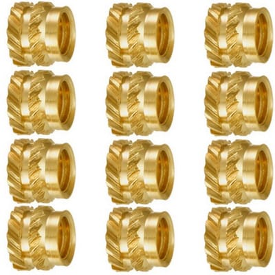 M3 Messing schroefdraad Insert diepte 6 mm diameter 4,5 mm - 3D model schroefdraad - 20 stuks
