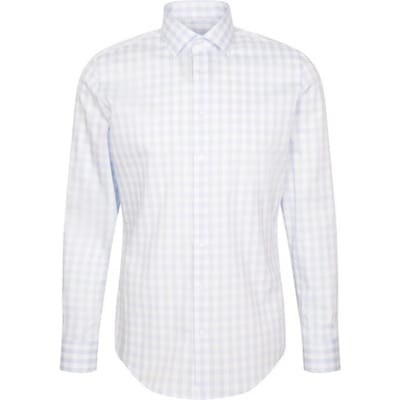 Seidensticker Kent Business Shirt Slim Fit – maat XL – lichtblauw