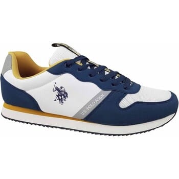 Lage Sneakers U.S Polo Assn. NOBIL009WHIBLU01