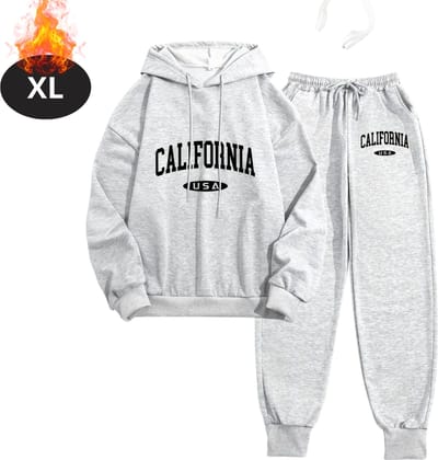 Nivard Joggingpak - Huispak - Volwassenen - Trainingspak - Comfortabel - Joggingsbroek - Tracksuit - Dames - Winter - Grijs - XL