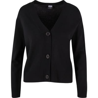 Urban Classics - Knitted Cardigan - XS - Zwart