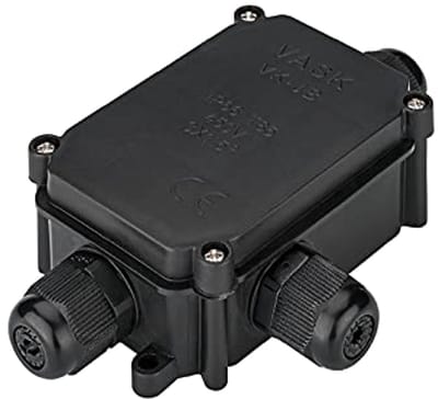 Waterdichte 3-weg T-vormige Aansluitdoos voor Buiten – IP66 Kabelconnector voor Tuin en Aardkabel