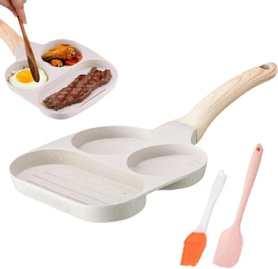 Pannenkoekenpan voor eieren, pannenkoekenpan, kookgerei voor gasfornuis en inductie, koken, omeletgrill, eenvoudig te reinigen, vaatwasmachinebestendig, thuis, dineren, restaurants, camping