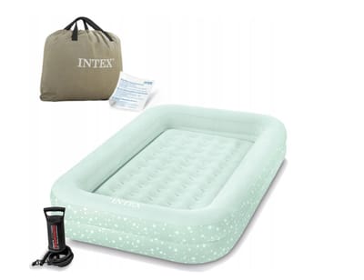 Intex reisairmatras voor kinderen met handpomp - 168 x 107 x 25 cm