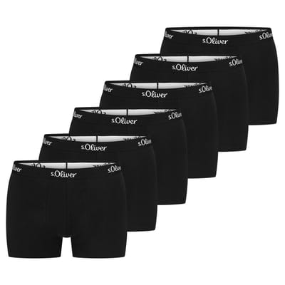 s.Oliver Heren retro short / pant 6 pack Basic