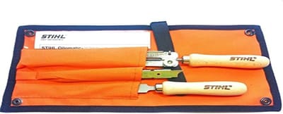 Zaagketting Slijpset - Vijlenset Kettingzaag - Scherp Houden Ketting - Compleet Onderhoud - 95 mm 3/8 inch - Meerkleurig
