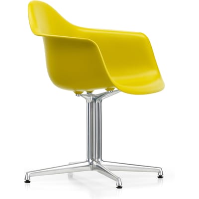 Vitra Eames Plastic Fauteuil DAL - mosterd RE