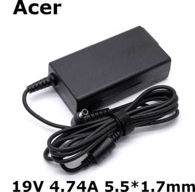 EISENZ Acer Laptop Adapter 19V 4.74A – Plug 5.5x1.7mm – Snelladen – Hoge Compatibiliteit - EZ1131