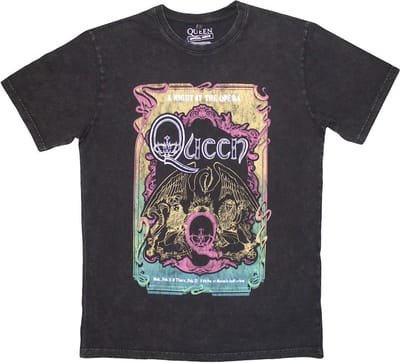 Queen - A Night At The Opera Tour '76 Heren T-shirt - M - Zwart