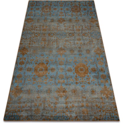 Kleden Rugsx Tapijt OMEGA KARAJA bloemen messing, goud 200x300 cm