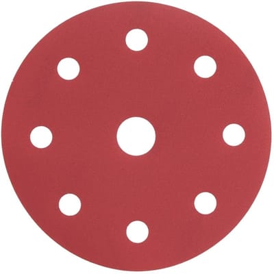 Radix - Schuurschijf - Pro - Klittenband 125 mm - P240 – 9 stofgaten (50 stuks)