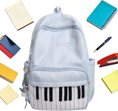 Reisrugzak Schooltas - Grote capaciteit tas - Dagelijks gebruik - Scheurbestendig nylon - 43 x 30 x 14 cm - Blauw
