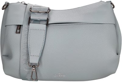 Charm London Pentonville Schoudertas - Crossbodytas - Verstelbare/Afneembare Schouderband - Praktisch - Vakken - Lichtblauw