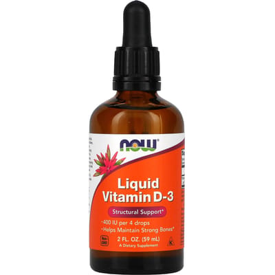 Now Foods Liquid Vitamin D3 (59ml) Standard - Vitaminen, mineralen & gezondheid - Vitaminen