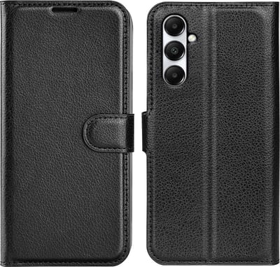 Coverup Hoesje - Geschikt voor Samsung Galaxy A05s Hoesje - Coverup Book Case - Zwart