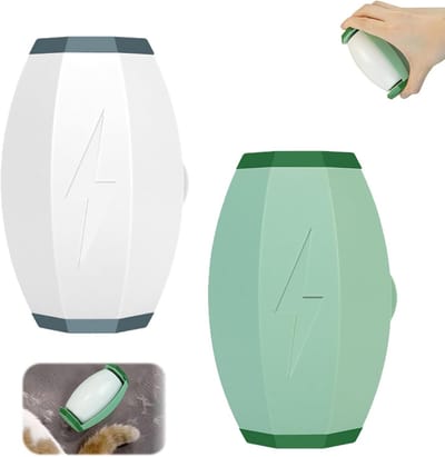 Dailygoods- Pluisroller Herbruikbaar - Dierenhaarverwijderaar - Wasbare Pluisroller - 2 Stuks - Draagbare Stickers - Voor Kleding en Huishouden - Lintroller