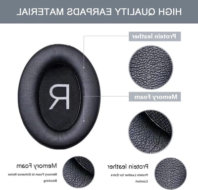 Vervangende Oorkussens en Hoofdband voor QuietComfort45 en SoundLink Hoofdtelefoons (Zwart) - Comfort, Geluidsisolatie, Duurzaam
