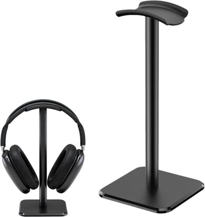Hoofdtelefoonhouder voor Gamers met Verzwaarde Basis, Verstelbare Hoogte van 24 cm, Snelle Montage en TPU Bescherming voor Gaming en Desktop Audio Accessoires