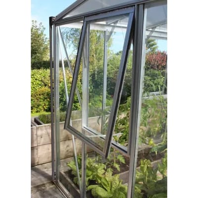 Vitavia Zijraam Z Geanodiseerd Aluminium En Kristalhelder Veiligheidsglas 86,2x70,8cm