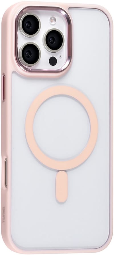 TUNIQ iPhone 16 Pro Max Back cover case - Magsafe - Silicone - Pink