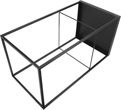Paraplubak Entree - Parapluhouder Standaard - Entree Organiseren - Geometrisch Ontwerp - 52x25x25cm - Zwart