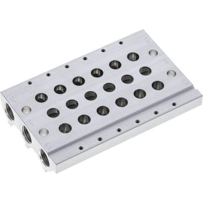 G1/8'' Manifold 6-Stations Festo 566562 VABM-L1-10S-G18-6