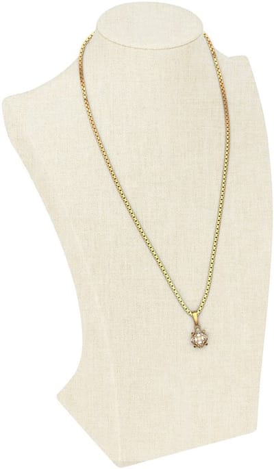 OmGoods - Dailygoody - Linnen Ketting Display Buste - Sieraden Houder