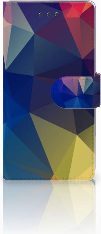 Huawei Ascend P8 Lite Book Case Polygon Dark