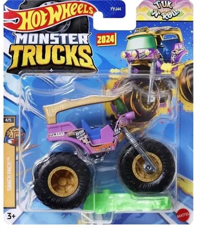 Hot Wheels Monster Jam truck Trike Tuk 'n Roll - monstertruck 9 cm schaal 1:64