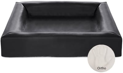 Bia Bed - Hondenmand - Orthopedisch - Zwart - Bia-4 - 85X70X15 cm