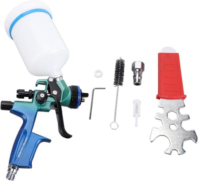 Professionele HVLP Spuitpistool voor Autolakken, 1.3 Mm Dopspray, 600 Ml Bekken voor Muurkunst en Meubelprojecten