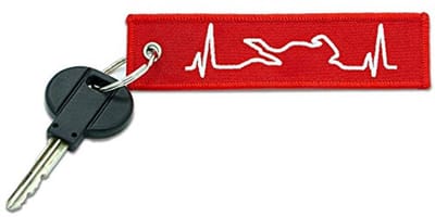 Motorcycle Heart Rate Keychain voor Quad en ATV