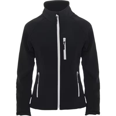 Roly Dames/Dames Antartida Soft Shell Jas (Zwart)