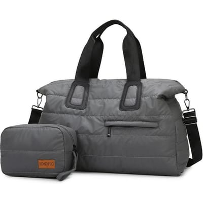 Eenvoudig Casual, Grote Capaciteit Korte Afstand Reizen en School Handbagage Tas met Klein Tasje Ontwerp Opbergtas two-piece set