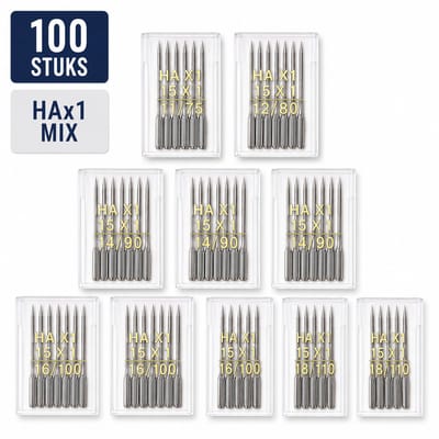 BukkitBow - 100 Naaimachine Naalden - Naalden Set Voor Naaimachine - 100 Delige Naalden set