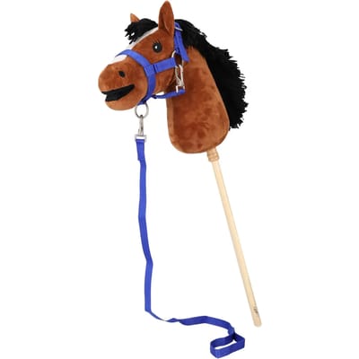 QHP Halsterset Hobby Horse Kobaltblauw - One size
