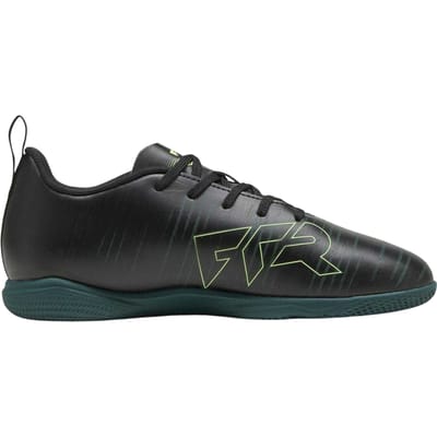 Puma Kinder Future 8 Play Indoor Voetbalschoenen (Zwart/Groen)