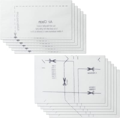 Stofzuigerfilterset (12 stuks) voor Complete C1/2/3 en S200-S899 - krachtige microfilter voor optimale stofopname en allergieën verminderen