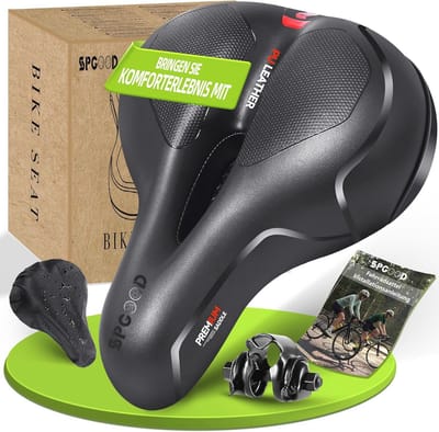 Comfortabel en Ergonomisch Fietszadel voor Dames, Heren en Kinderen - Schokdempend en Waterdicht