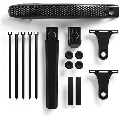 Lot de 2 garde-boue réglables pour vélo de montagne, garde-boue avant et arrière pour vélos de route 1pc Mudguard gray