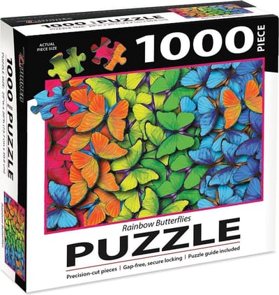 Rainbow Butterflies Puzzel - 1000 st