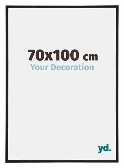 Your Decoration - Puzzellijst 70x100 cm - Zwart Mat - Puzzellijst 1500-2000 stukjes - Kunststof Fotolijst - Annecy