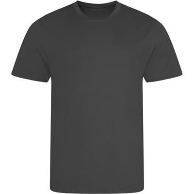 Just Cool Recycled Cool T JC201 - Charcoal (Solid) - S