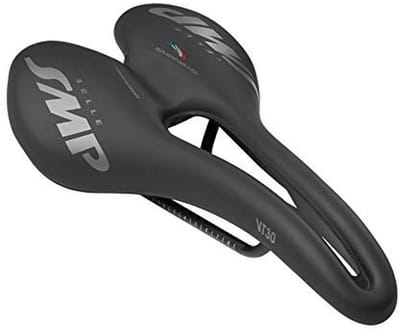 Unisex Fiets Zadel - 283x155mm, 290g, Zwart
