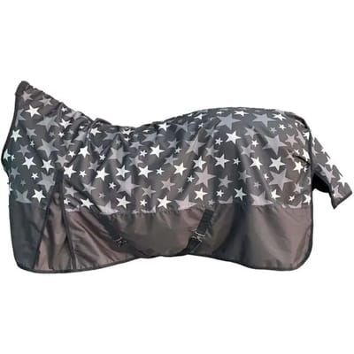 Hoge kraag paardendeken HKM Cleveland Karo 600D