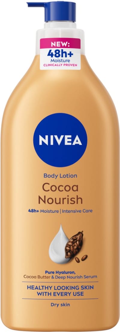 Nivea Cocoa Butter - Lichaamsbalsem - 625 ml - Diepe Hydratatie - Hyaluron en Cacaoboter