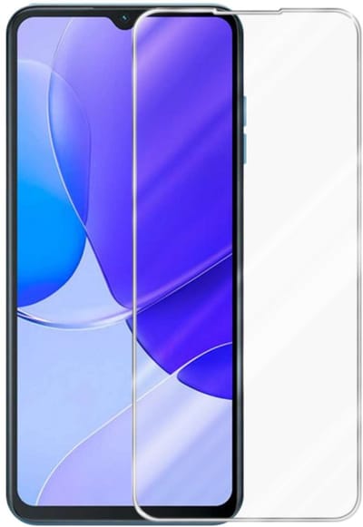 Cadorabo Screenprotector geschikt voor Oukitel C32 - Pantser film Beschermende film in KRISTALHELDER Geharde (Tempered) display beschermglas in 9H hardheid met 3D Touch