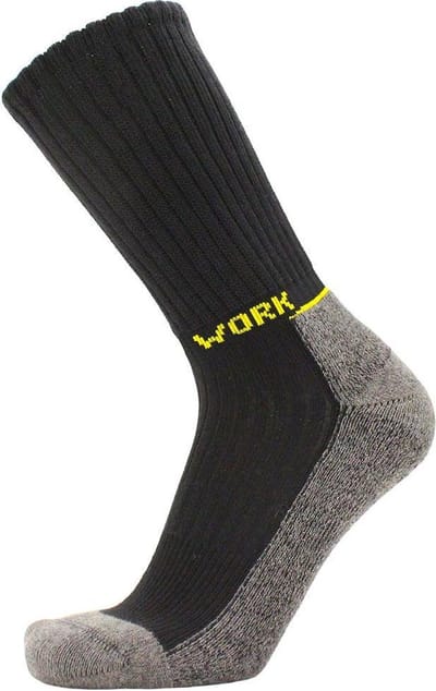 UphillSport - 2-Pack - Bamboe Outdoorsokken - Extra Voetbed Demping - Heren / Dames - zwart - 35-38 - 8587
