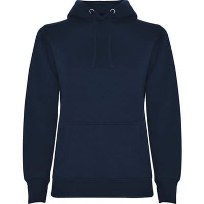 Roly Dames/Dames Urban Hooded Polycotton Sweatshirt (Marineblauw)